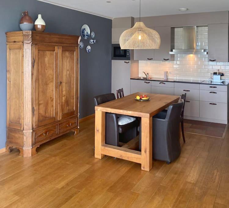 Zicht Op Zee - Blick Aufs Meer - Stylish Apartment With Spectacular Views カトザント エクステリア 写真